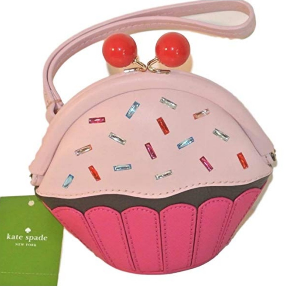 Kate Spade Pink Cupcake Wristlet Bag